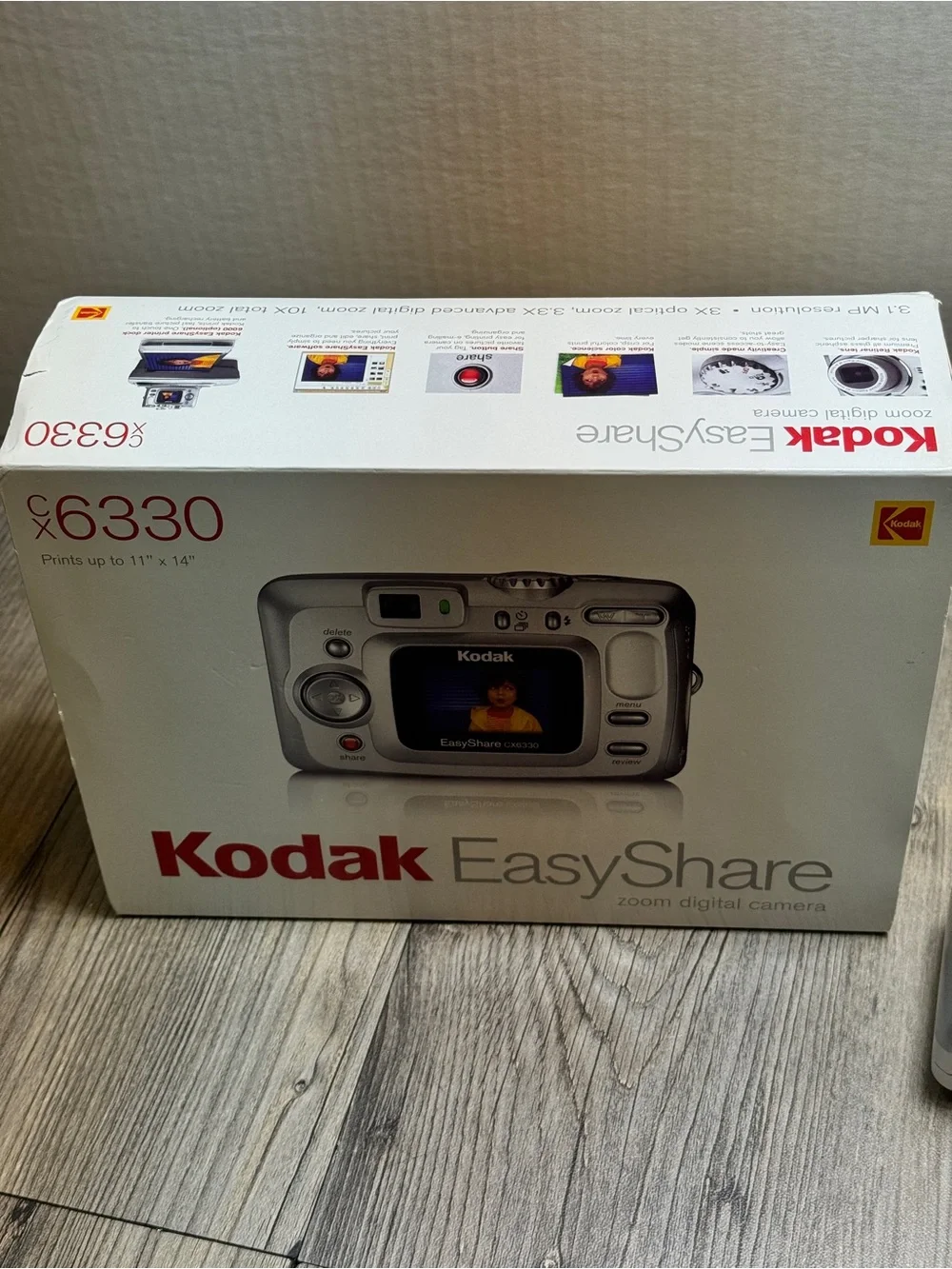 Kodak Digital Camera EasyShare CX6330 3.1MP Silver Tested with Box Works